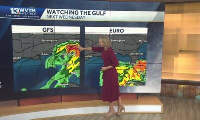 Watching the Caribbean and Gulf for a tropical depression or storm next week. Alabama's weekend f...