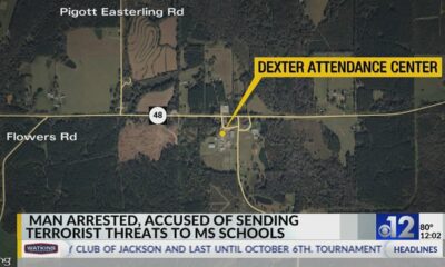 Louisiana man charged with threatening Mississippi school