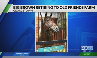 Kentucky Derby winner Big Brown retiring to Old Friends Farm