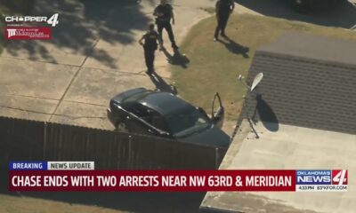 Chase ends with two arrests near NW 63rd & Meridian