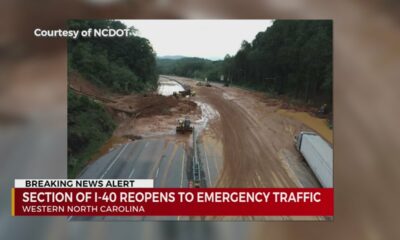 Section of I-40 reopens to emergency traffic