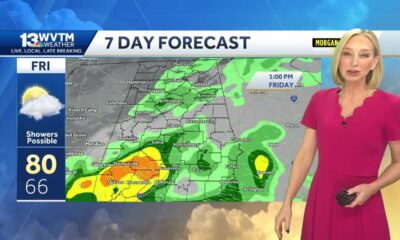 The chance for rain is limited across Alabama the rest of this week as temperatures feel more lik...