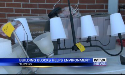 Building Blocks helps the environment by receiving residential lighting