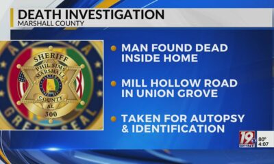 Death Investigation In Marshall County | October 1, 2024 | News 19 at 4 p.m.