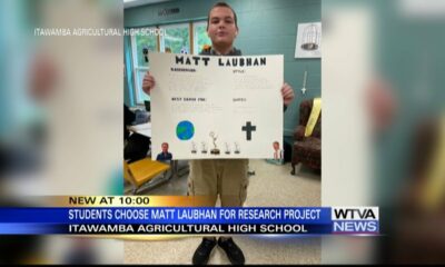 Students complete research project on WTVA’s Matt Laubhan