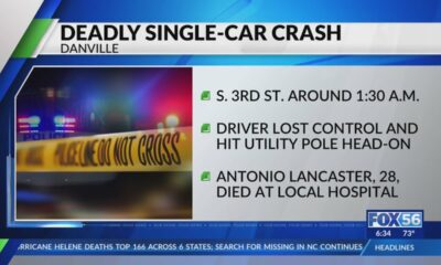 28-year-old Danville man killed after car hits pole