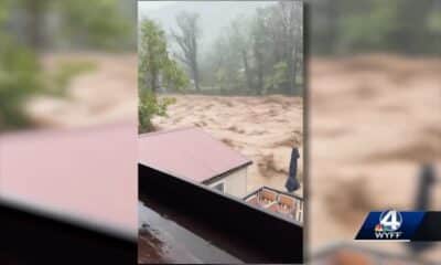 North Carolina woman recounts survival story during park of Helene in chimney Rock, North Carolina