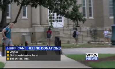 Ole Miss collecting Hurricane Helene donations