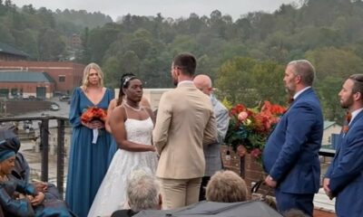 Hurricane Helene forces Garner couple to have unique wedding