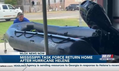 Mississippi Task Force returns home after Hurricane Helene