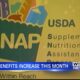 SNAP benefits increase this month