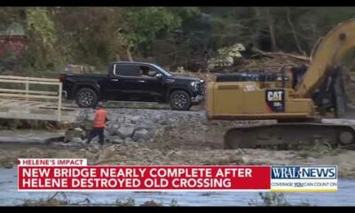 New bridge built in Polk County after old bridge washed out by Helene