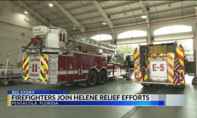 Pensacola Fire Department volunteers return from Hurricane Helene relief efforts in Gilchrist County