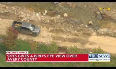 Sky 5 gives bird's eye view of Helene damage in Avery County