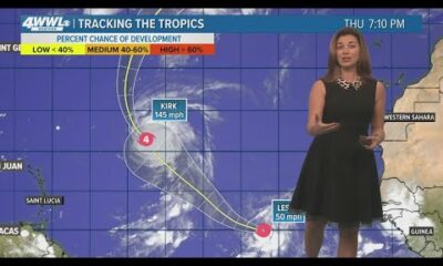 Thursday 10PM Tropical Update: Low pressure system could increase rain chances