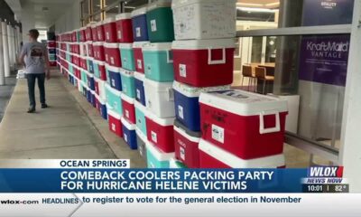 Comeback Coolers packing more than 500 coolers to deliver to Hurricane Helene victims