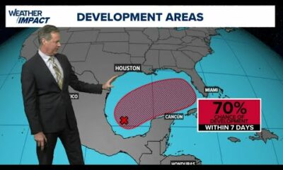 Tropical update: Area in Gulf now has 70% chance for development