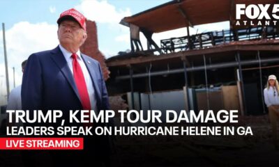 WATCH LIVE: Trump and Kemp tour Helene damage in Evans, Georgia | FOX 5 News