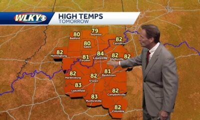 Warm & dry weekend weather