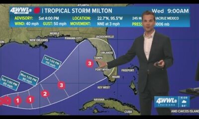 Tropical Storm Milton forms in the Gulf, headed to Florida as hurricane