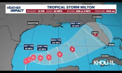 Tropical Update: Tropical Storm Milton forms in Gulf of Mexico, expected to head to Florida