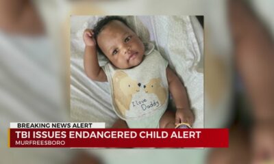 Endangered child alert issued for 2-month-old out of Murfreesboro, TN