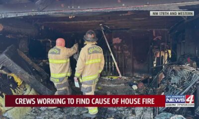 Firefighters knock down house fire in Edmond