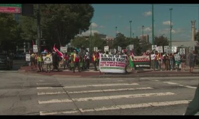 Pro-Palestine rally in Atlanta to mark 1 year since hostages taken, Israel-Hamas war