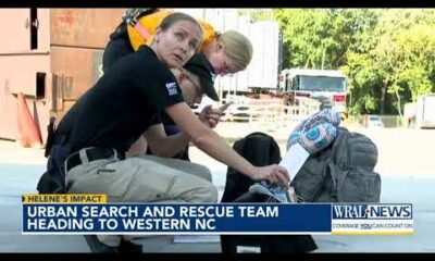 Triangle rescue team heads to western NC to help