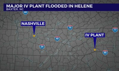 Major IV fluid plant in North Carolina flooded