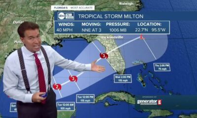 Tracking the Tropics | Tropical Storm Milton now forecast to be Cat 3 hurricane at landfall