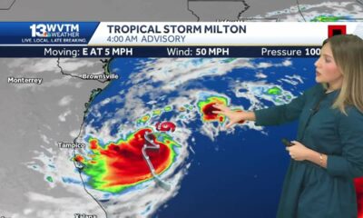 Tropical Storm Milton to become a major hurricane before landfall in Florida next week. High rip …