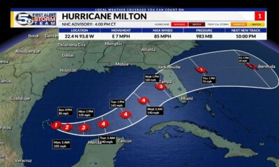 Hurricane Milton to bring multiple threats to central & south FL (Tropics Sunday 4pm)