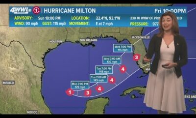 Sunday 10pm Tropical Update: Florida braces for Hurricane Milton