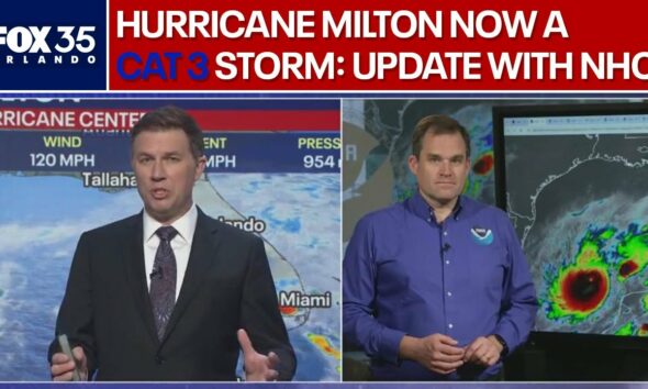 Hurricane Milton now Cat 3 storm, NHC updates