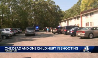 1 dead, child rushed to hospital after shooting at Pendleton, South Carolina, apartment complex