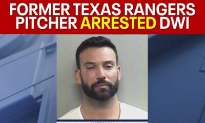 Former Texas Rangers pitcher arrested for DWI