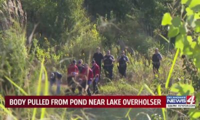 Body pulled from pond near Lake Overholser