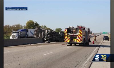 Tulsa police identify driver who died after large truck crashed on Highway 169