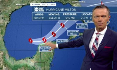 Latest forecast on Category 4 Hurricane Milton