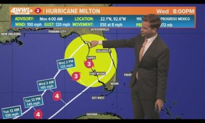 Monday 5 am Tropical Update: Hurricane Milton rapidly strengthening