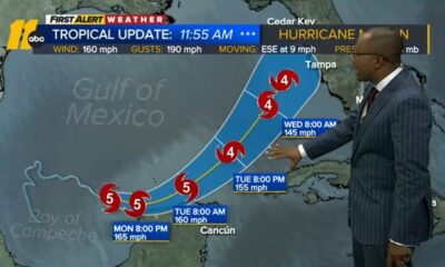 Milton explodes into Cat. 5 hurricane, expected to slightly weaken ahead of landfall in Florida