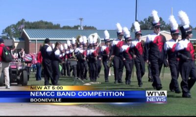 More than 30 marching bands gathered at NEMCC