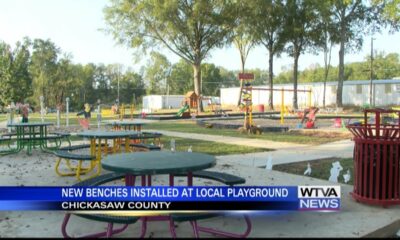 New benches installed at Woodland playground