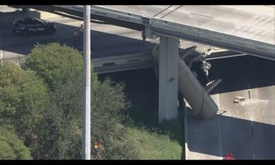 610 North Loop shut down near Eastex Freeway heading east due to tanker crash