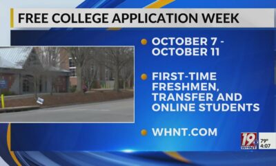 Free College Application Week | October 7, 2024 | News 19 at 4 p.m.