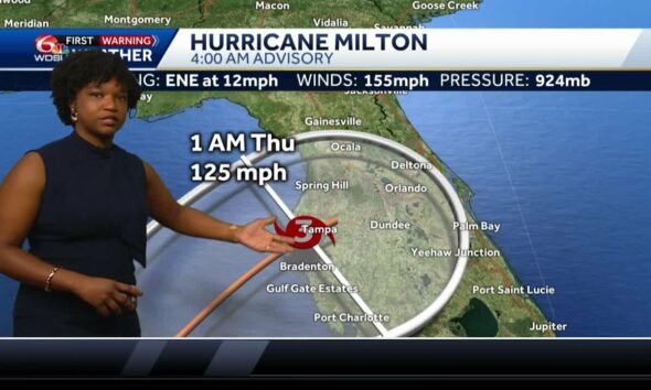 Hurricane Milton headed for Florida