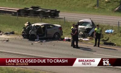 I-5920 in Bessemer reopens after serious crash Monday