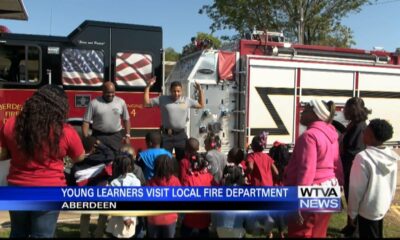 Young learners visit Aberdeen Fire Department for National Fire Prevention Week