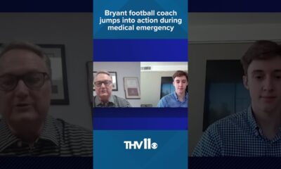 Arkansas football coach helps fellow coach during medical emergency